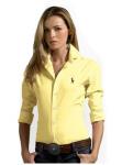 chemises polo ralph lauren pour femmes pony office yellow,chemises ralf lauren